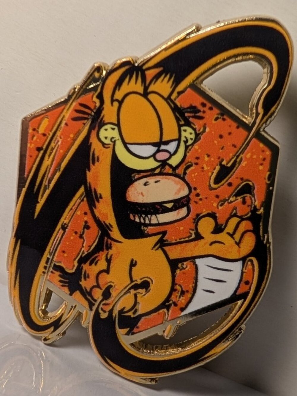Garfield Eating Burgers Enamel Pin Blind Bag Series Official Mystery Lapel Badge